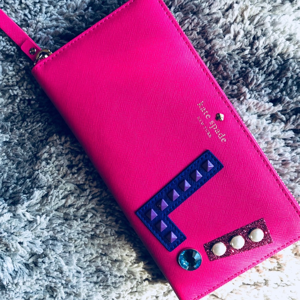 NEW~ Kate Spade Fuchsia Pink Wallet